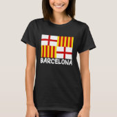 Cool Barcelona Flag T-Shirt (Vorderseite)