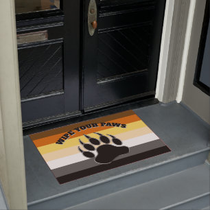 Cool Bärenpfeife Wischen Sie Ihre Pfoten ab Fußmatte