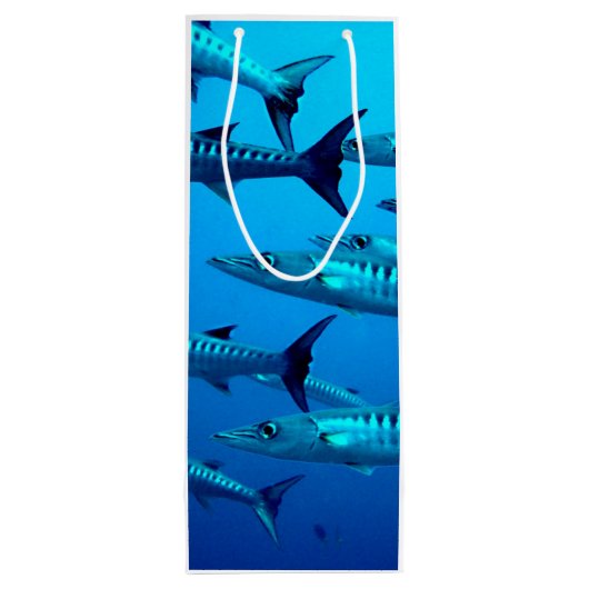 Cool Barracudas Geschenktüte Für Weinflaschen (Rückseite)