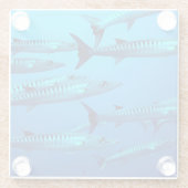 Cool Barracudas Glasuntersetzer (Rückseite)