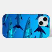 Cool Barracudas Underwater Case-Mate iPhone Hülle (Rückseite (Horizontal))
