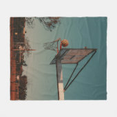 Cool Basketball Fleecedecke (Vorderseite (Horizontal))