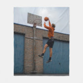Cool Basketball Fleecedecke (Vorderseite)
