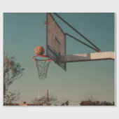 Cool Basketball Geschenkpapier (Flach)