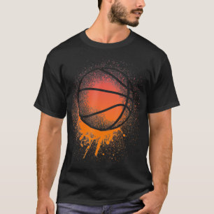 Cool Basketball Team Silhouette Bball Basketball B T-Shirt