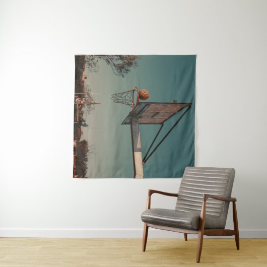 Cool Basketball Wandteppich (Beispiel (Horizontal))