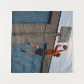 Cool Basketball Wandteppich (Vorderseite (Horizontal))