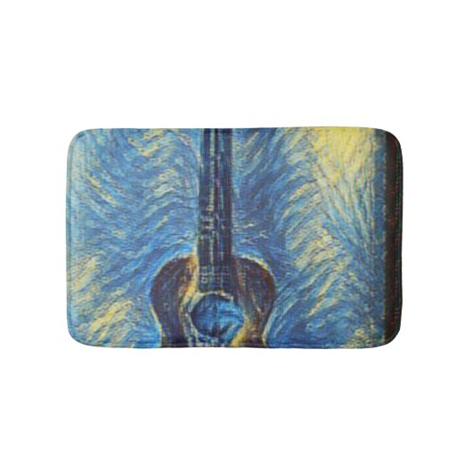 Cool Bass Guitar Badematte (Vorderseite)