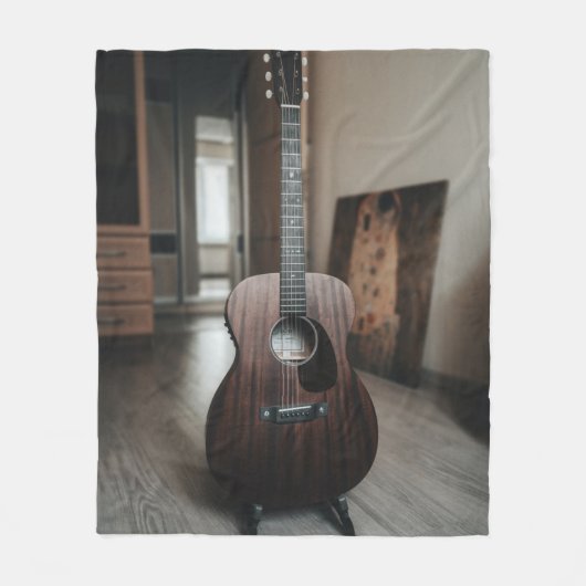Cool Bass Guitar Fleecedecke (Vorderseite)