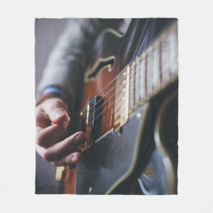 Cool Bass Guitar Fleecedecke