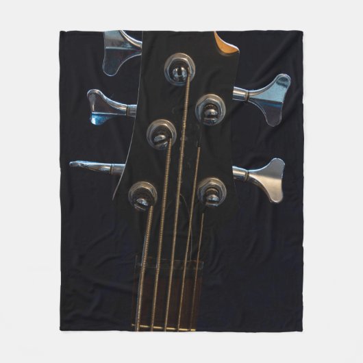Cool Bass Guitar Fleecedecke (Vorderseite)