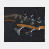 Cool Bass Guitar Fleecedecke (Vorderseite (Horizontal))