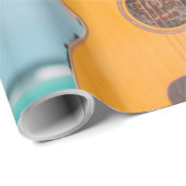 Cool Bass Guitar Geschenkpapier (Rolleneckpunkt)