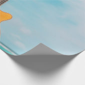 Cool Bass Guitar Geschenkpapier (Ecke)