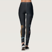 Cool Bass Guitar Leggings (Rückseite)