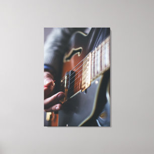 Cool Bass Guitar Leinwanddruck