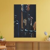 Cool Bass Guitar Leinwanddruck (Insitu (Wohnzimmer))