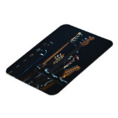 Cool Bass Guitar Magnet (Linke Seite)
