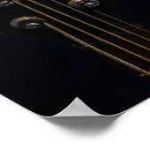 Cool Bass Guitar Poster (Ecke)