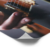 Cool Bass Guitar Poster (Ecke)