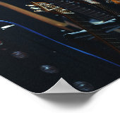 Cool Bass Guitar Poster (Ecke)