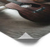 Cool Bass Guitar Poster (Ecke)