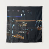 Cool Bass Guitar Wandteppich (Vorderseite (Horizontal))