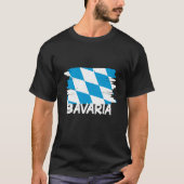 Cool Bavaria Flag T-Shirt (Vorderseite)