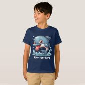 Cool Beach hinzufügen Text unisex Kinder Delphin T-Shirt (Vorne ganz)