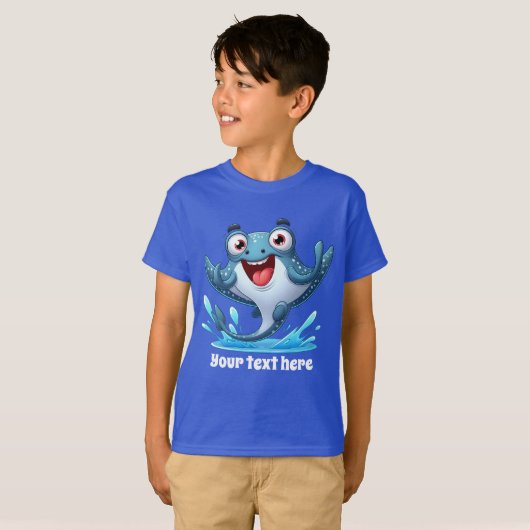 Cool Beach hinzufügen Text unisex Kinder stingeln T-Shirt (Vorne ganz)