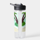 Cool Beach Pineapees individuelle Name Trinkflasche (Rechts)