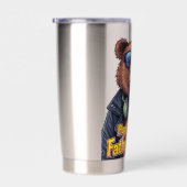 Cool Bear Dad Father’s Day Gift for Stylish Father Thermobecher (Rechts)