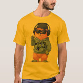cool bear illustration, T-Shirt (Vorderseite)