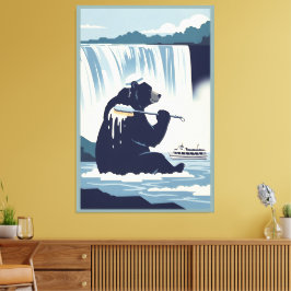 Cool Bear Leinwanddruck