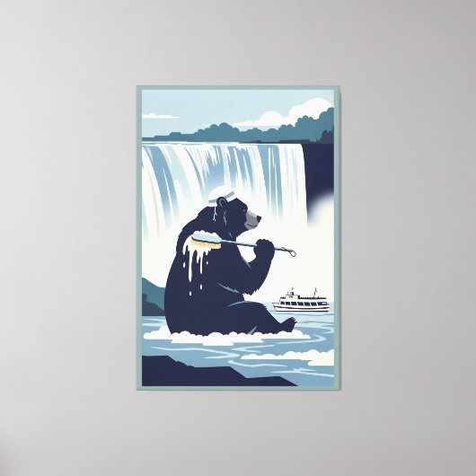 Cool Bear Leinwanddruck (Vorderseite)