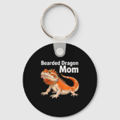 Cool Bearded Dragon Art For Women Girls Bearded Dr Schlüsselanhänger (Vorderseite)
