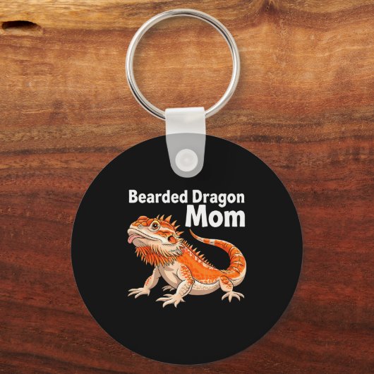 Cool Bearded Dragon Art For Women Girls Bearded Dr Schlüsselanhänger (Vorderseite)