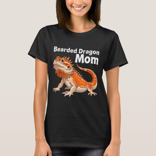 Cool Bearded Dragon Art For Women Girls Bearded Dr T-Shirt (Vorderseite)