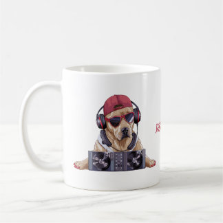 Cool Beats Canine DJ Kaffeetasse