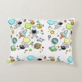 Cool beautiful space astronaut  dekokissen (Rückseite)