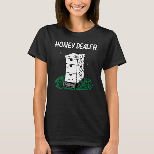 Cool Beekeeping For Men Women Honeybee Honeycomb T-Shirt (Vorderseite)