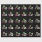 Cool Beet Funny Veggie Pun Dark BG Geschenkpapier (Flach)