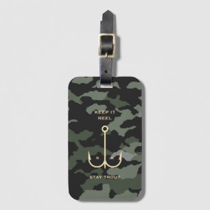 COOL BEHALTEN, ES REEL FISCHEREI VATER'S DAY CAMOU GEPÄCKANHÄNGER