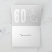 Cool behalten Stille Mem, benutzerdefinierte 60. G Karte (Innenseite)