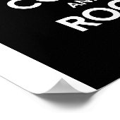 COOL BEHALTEN UND ROCK AUF POSTER (Ecke)