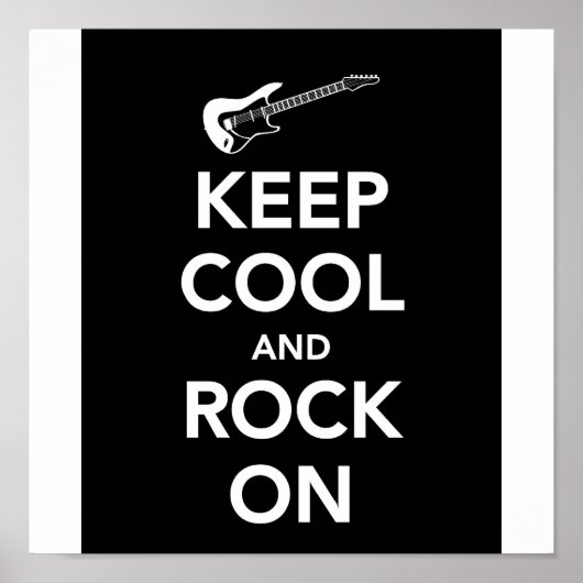 COOL BEHALTEN UND ROCK AUF POSTER (Vorne)