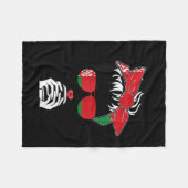 Cool Belarusian Coffee Mom Girl Sis Aunt Belarus F Fleecedecke (Vorderseite (Horizontal))