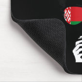 Cool Belarusian Coffee Mom Girl Sis Aunt Belarus F Mousepad (Ecke)