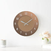 Cool beliebig weiße Farbziffern auf Rahmen aus Mes Große Wanduhr (Zuhause)