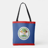 Cool Belize Flag Fashion Tasche (Rückseite)